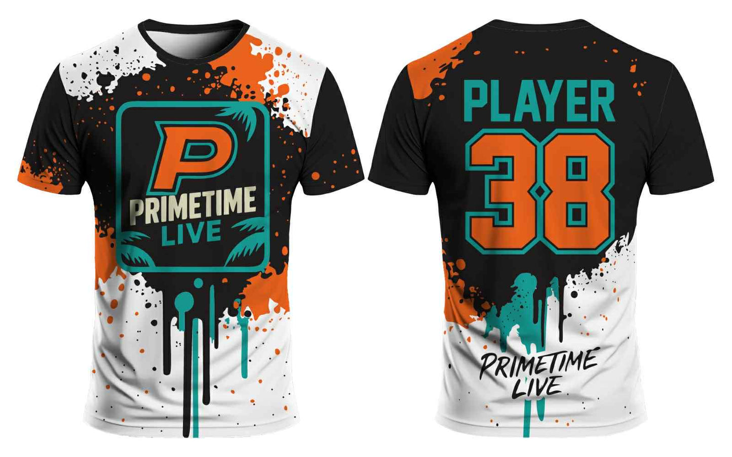 PrimeTime Live Paint Splatter Jersey