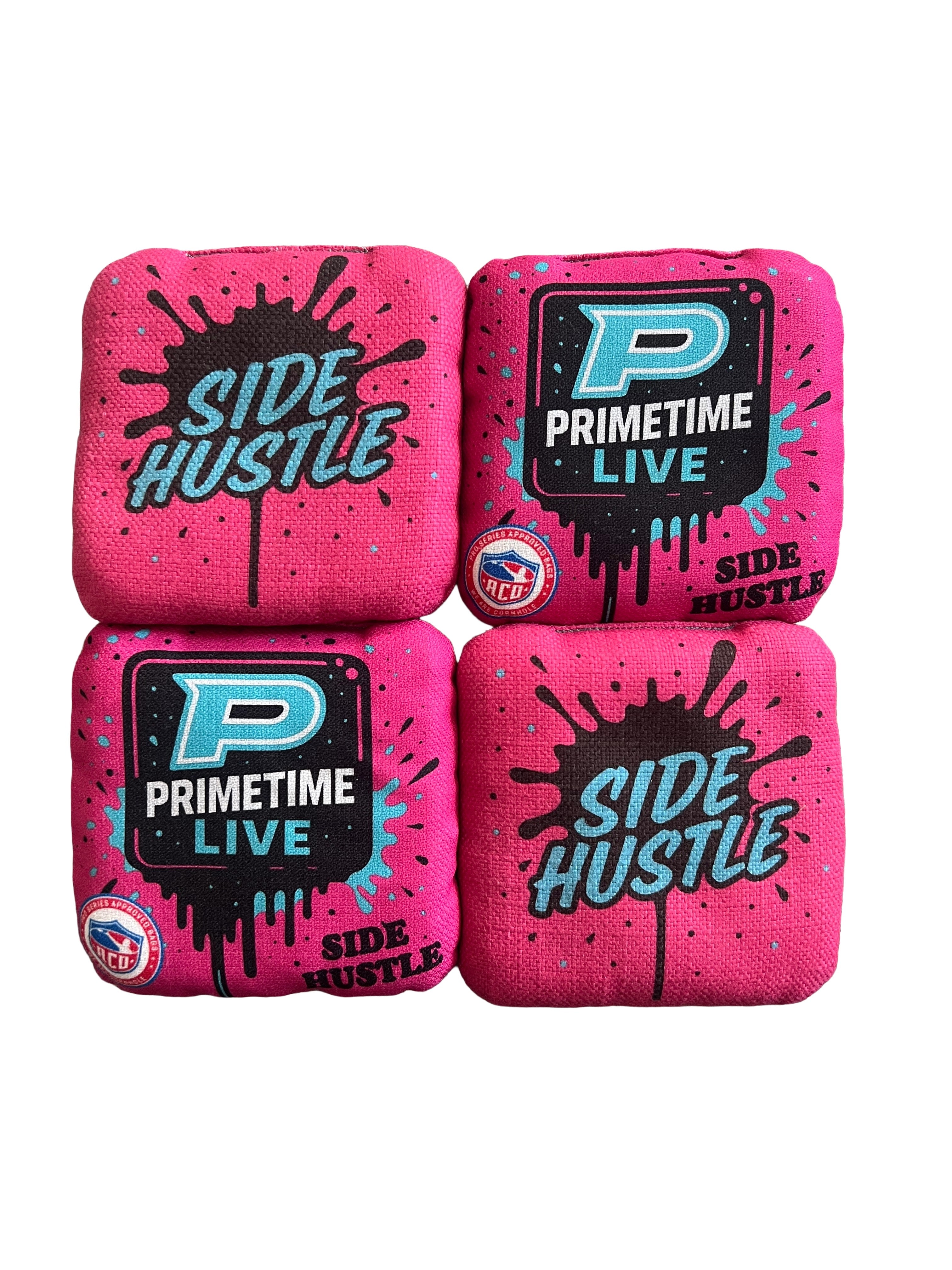ACO Approved Cornhole Bags- Side Hustle – PrimeTime Live