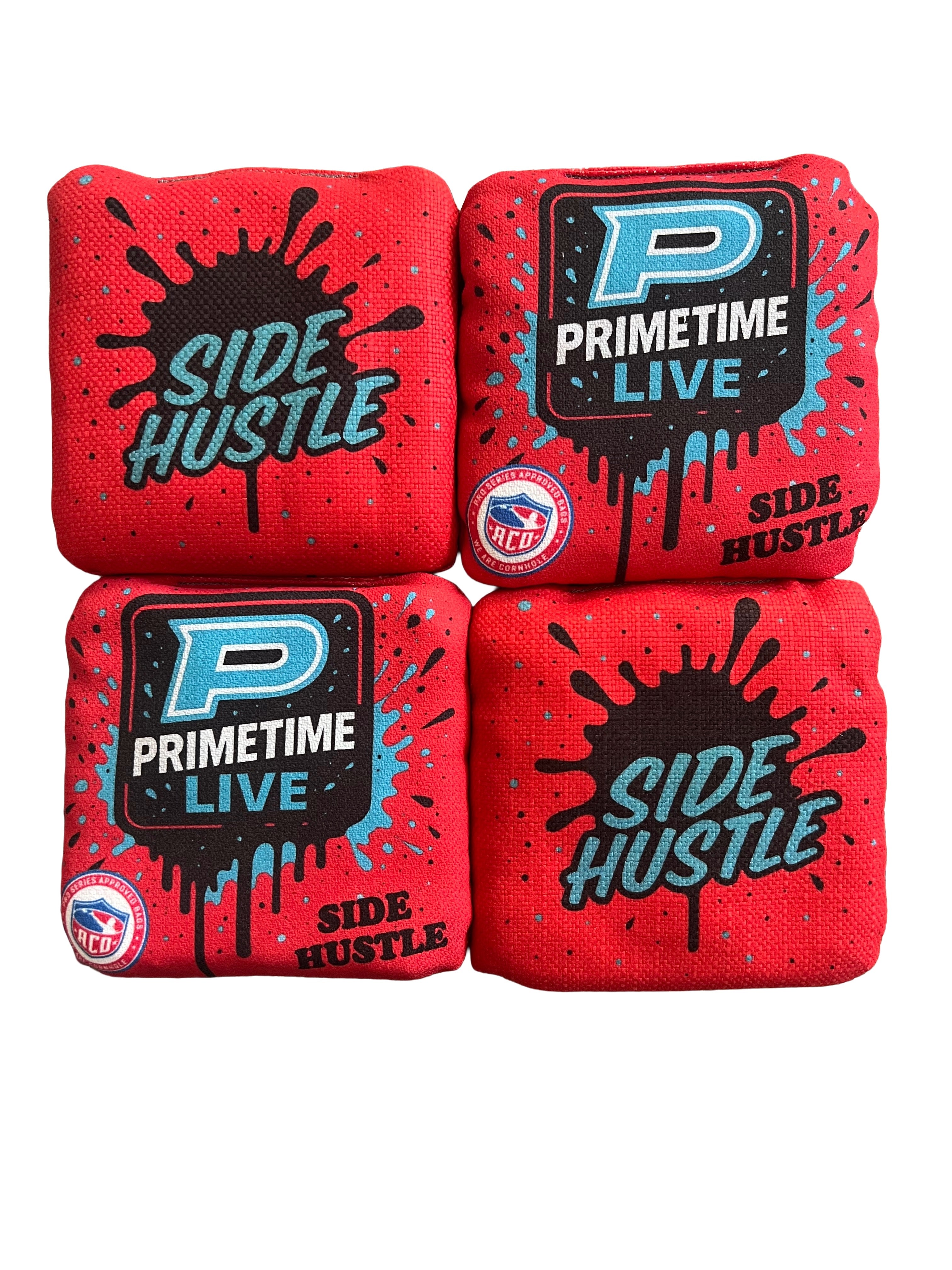 ACO Approved Cornhole Bags- Side Hustle – PrimeTime Live