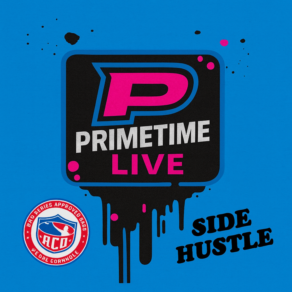 ACO Approved Cornhole Bags- Side Hustle – PrimeTime Live