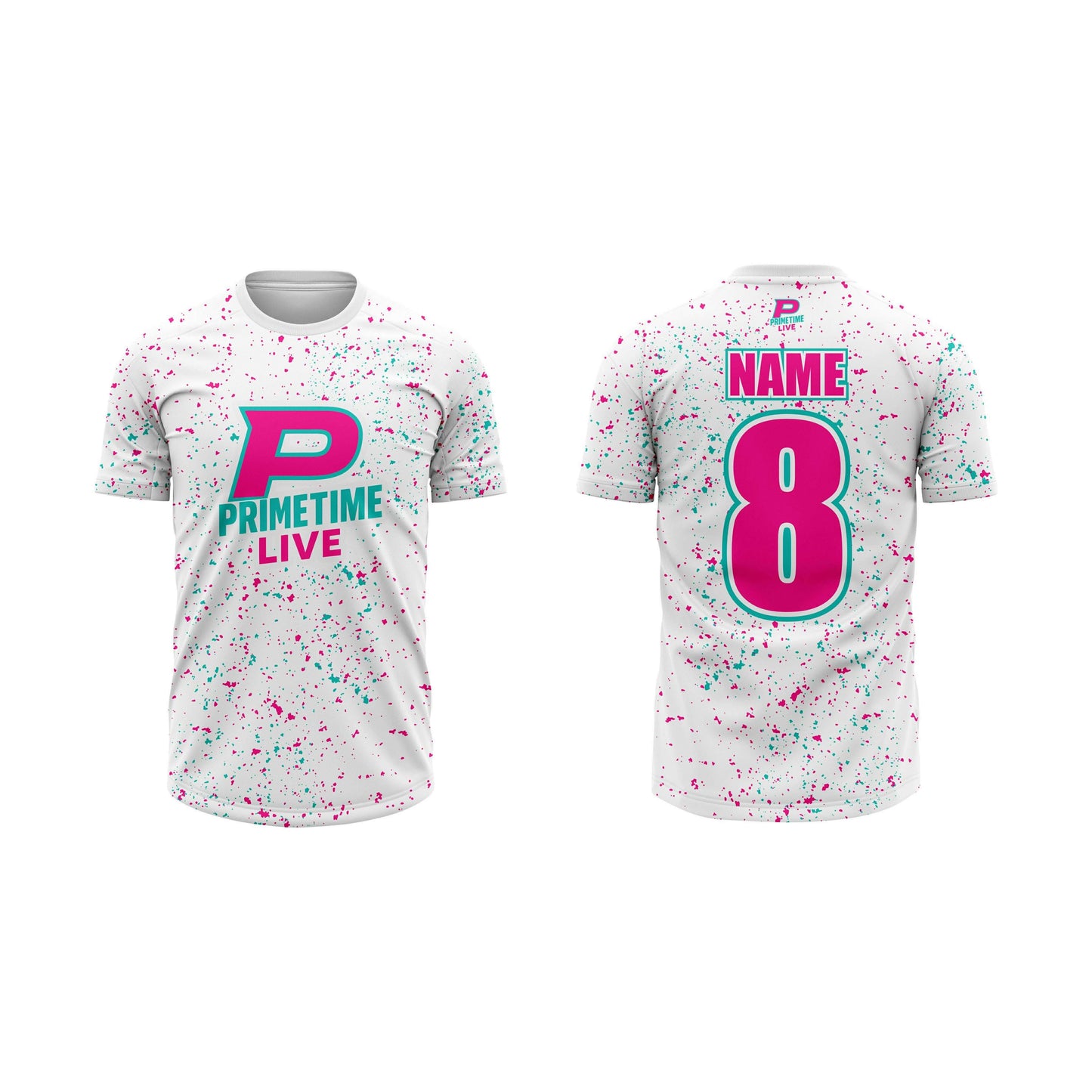 White Paint Splat Jersey