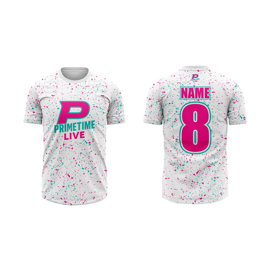 White Paint Splat Jersey