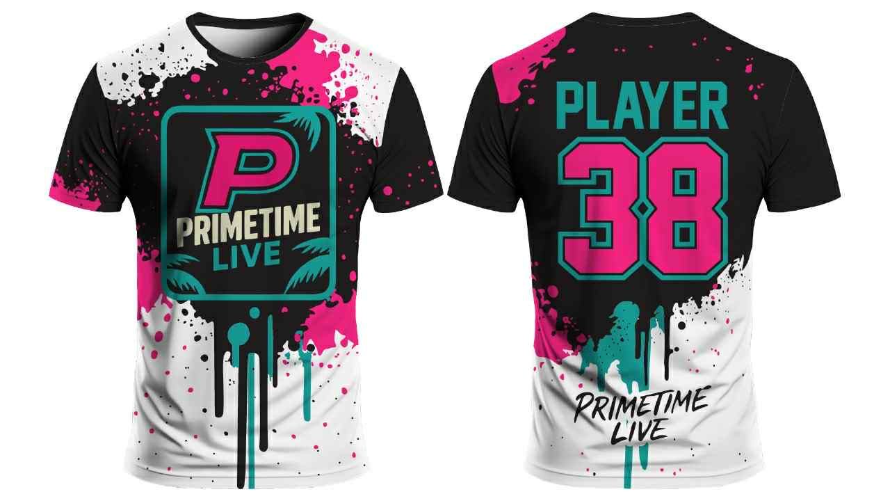 PrimeTime Live Paint Splatter Jersey