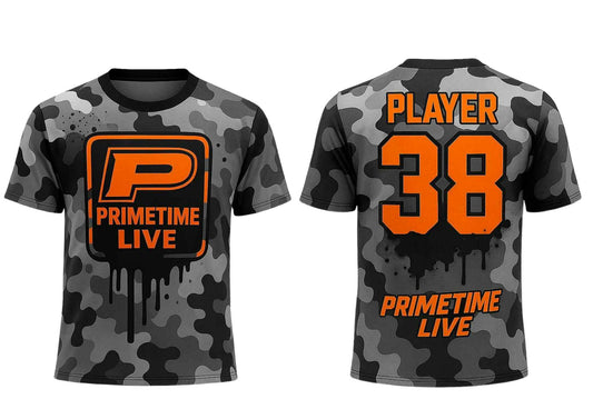 Grey Camo PrimeTime Live Jersey